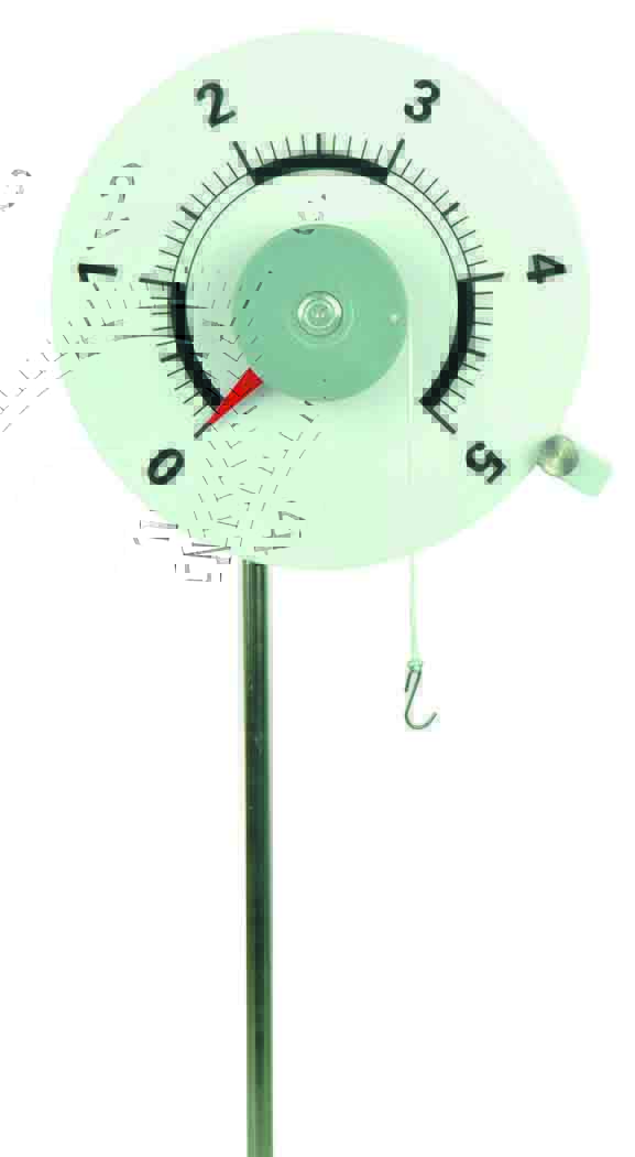Dynamometer 10 N with round dial