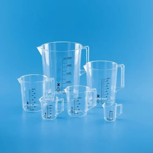 BEAKER WITH HANDLE LOW FORM PMP, 100ML