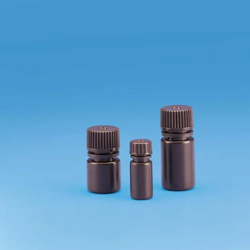 BOTTLE ROUND BOSTON NARROW MOUTH AMBER-HDPE 4ML