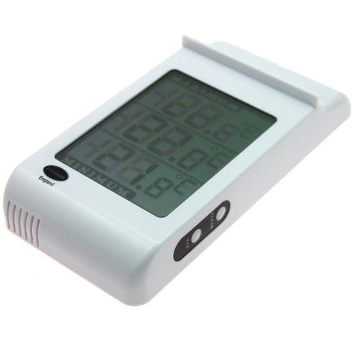 MAX MIN THERMOMETER DIGITAL HEAVY DUTY , WHITE