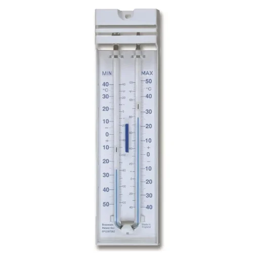 MAX MIN THERMOMETER WHITE QUICK-SET