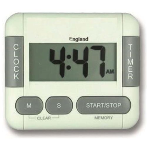 TIMER DIGITAL KITCHEN TIMER AND CLOCK