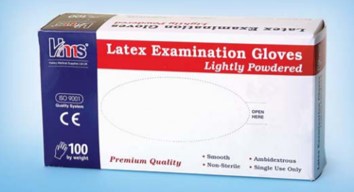 GLOVES DISPOSABLE WHITE POWDERED MEDIUM- PK/ 100?.