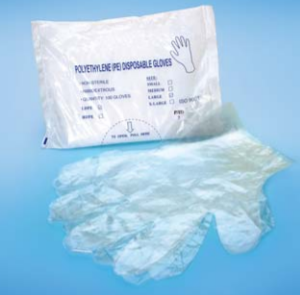 GLOVES POLYTHENE MEDIUM