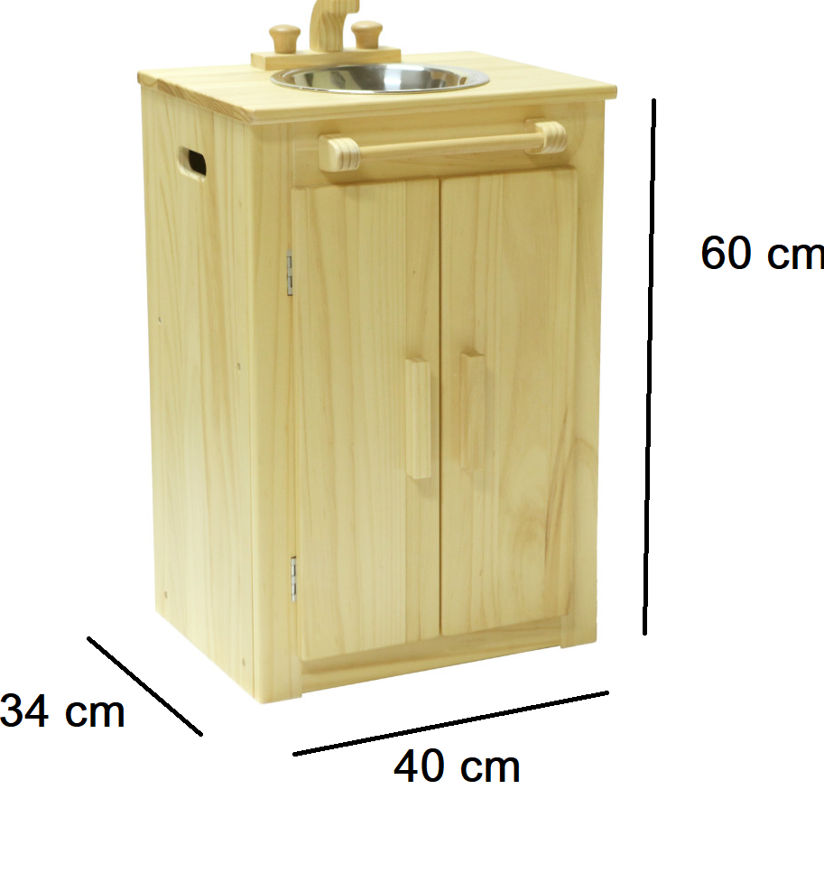 Kids Wooden Play Sink