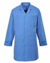 LAB COAT BLUE POLYCOTTON MENS X LARGE