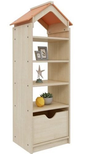 Kid’s Birch 4-Shelf Bookcase