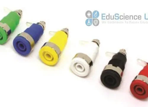 SAFETY SOCKET FOR BANANA PLUGS, 4MM