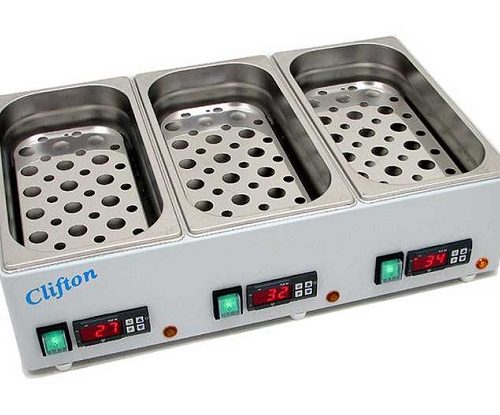 WATER BATH 2 LTR DIGITAL TRIPLEBATH COMP.W. S.STEEL STAINLESS STEEL PERFORATED FALSE BASE