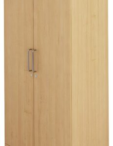 STORAGE CABINET WOODEN WITH DOORS 5 SHELVES