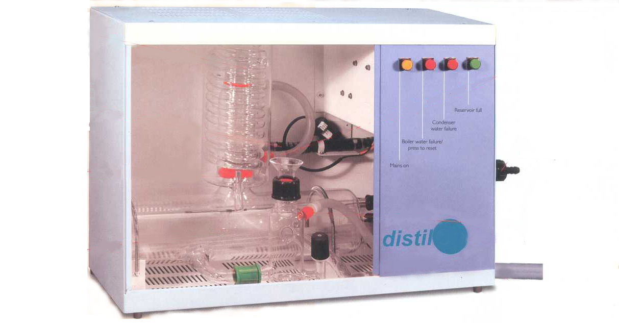 WATER STILL 4 LTR /HOUR BOROSIL AUTOMATIC DOUBLE DISTILLATION