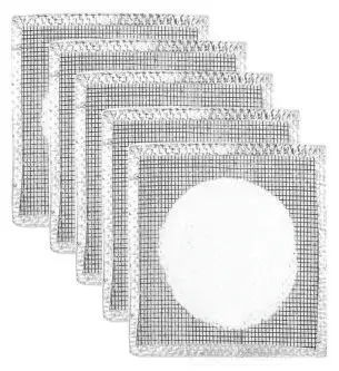 WIRE GAUZE WITH CERAMIC CENTRE 150 X 150 MM