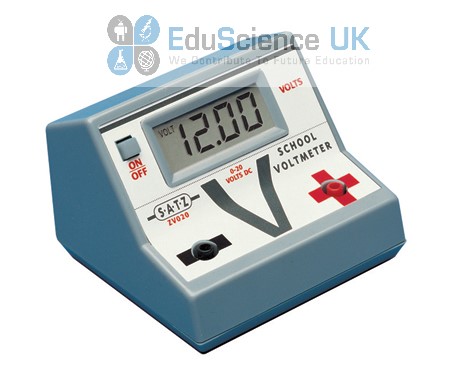 VOLTMETER DIGITAL ( D.C ) , ( 0.01- 19.99v )