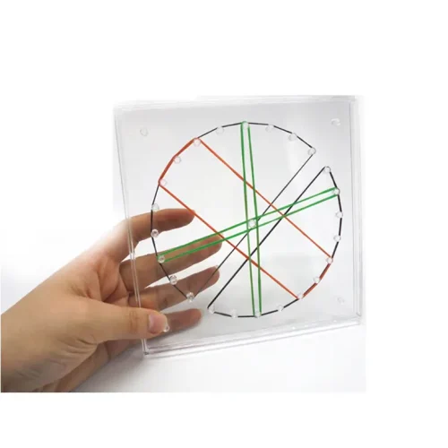GEOBOARD TRANSPARENT CIRCLE 10 CM
