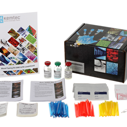 BLOOD TYPING KIT (ABO & RH Lyophilized)