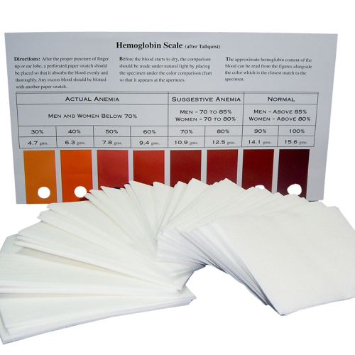 TALLQUIST HEMOGLOBIN SCALE