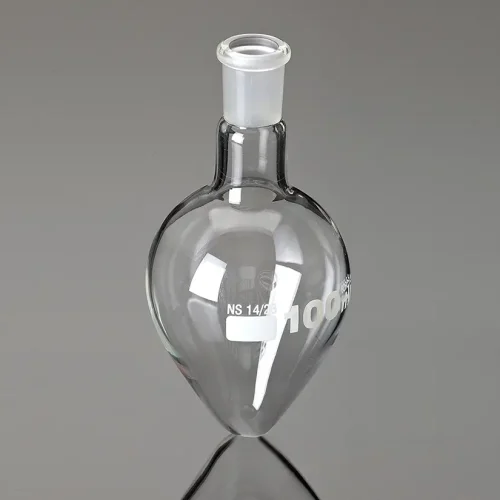 QUICKFIT FLASK PEAR SHAPED - 50ML - 14/23