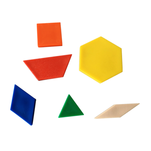 PATTERN BLOCKS PLASTIC (PK/250)