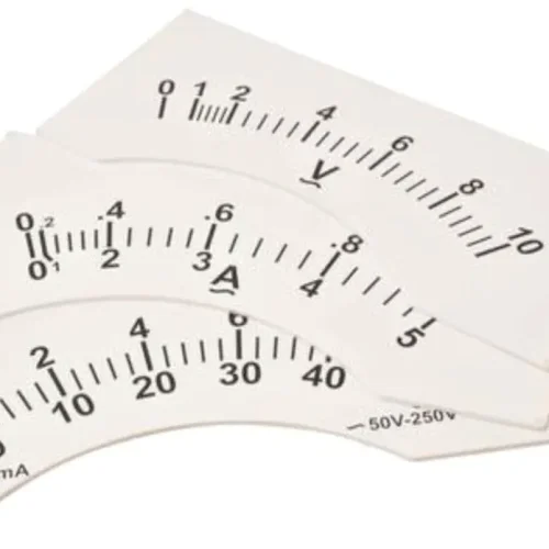 DEMONSTRATION METER SCALE 0 -1A DC Current